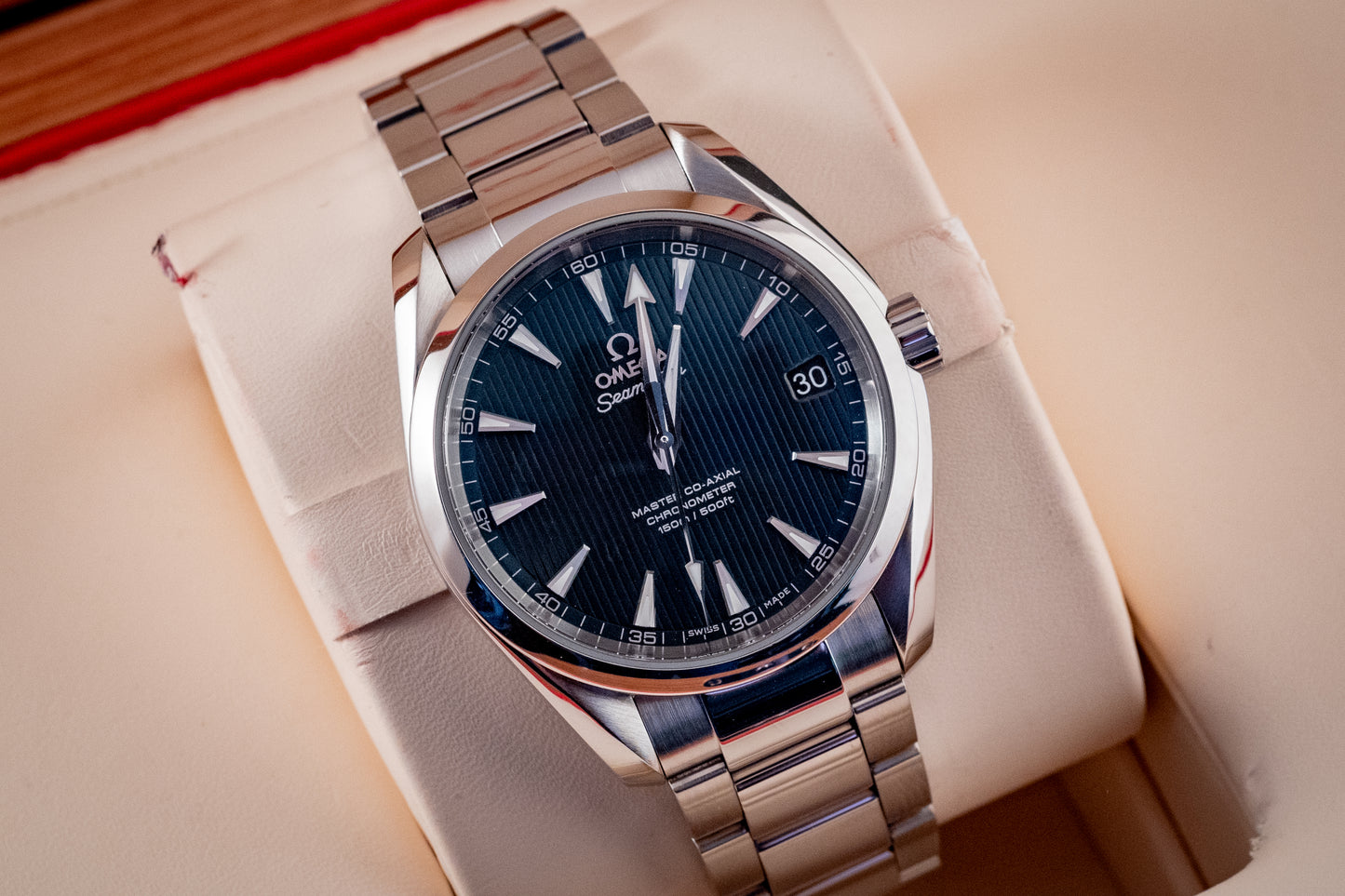 Omega 2021 Seamaster Aqua Terra Bracelet Blue 2021 Box And Papers Ref 231.10.39.21.03.002