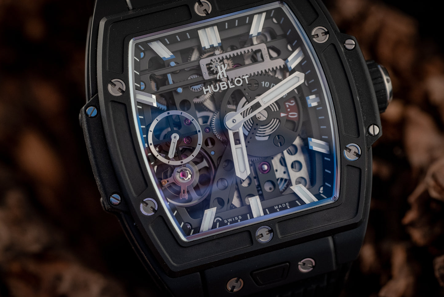 Hublot 2025 Spirit of Big Bang Meca-10 MSRP $31,200 Box And Papers Ref 614.CI.1170.RX