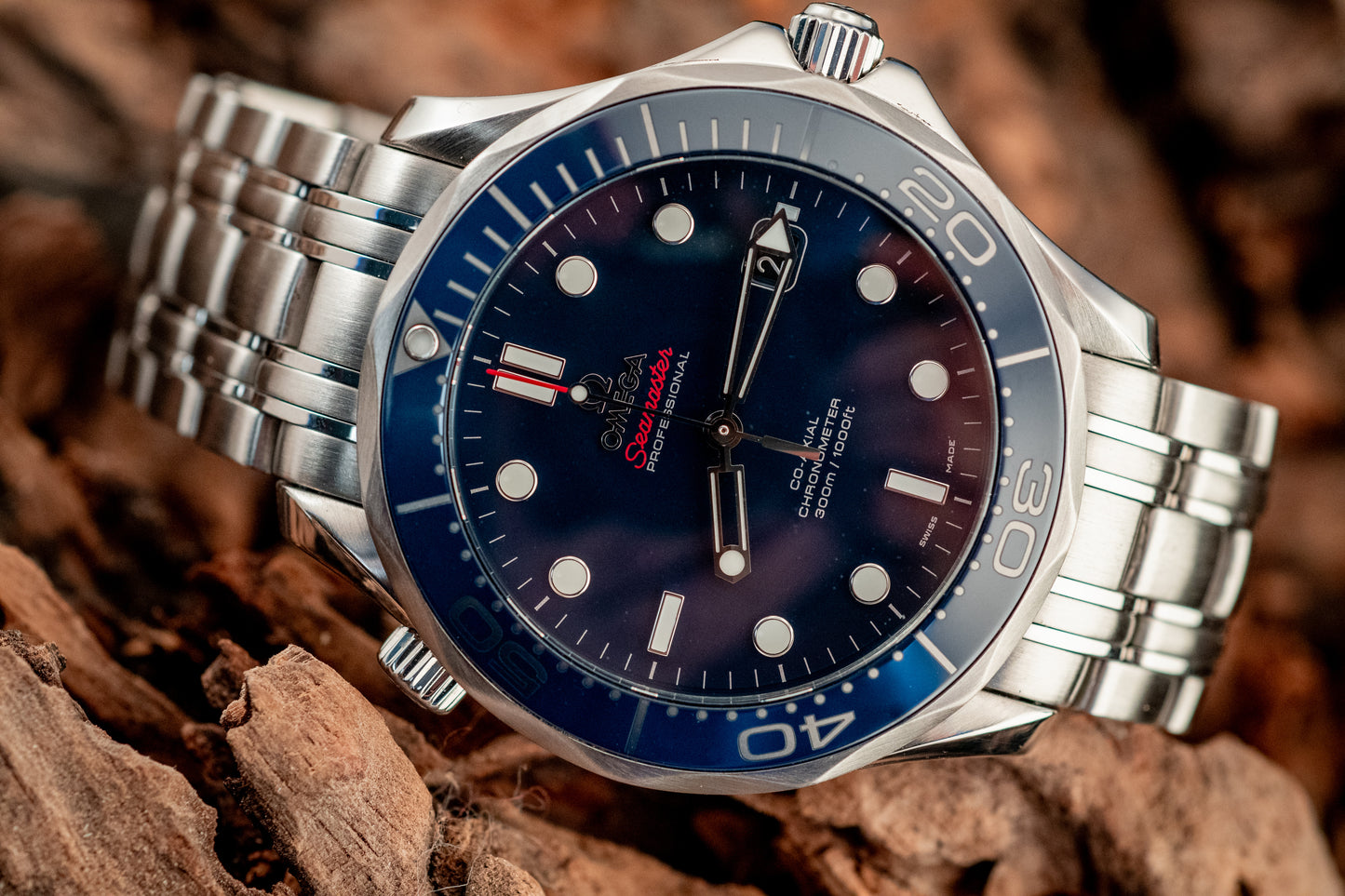 Omega 2022 Seamaster Diver 300m 41mm Blue Dial Ref 212.30.41.20.03.001