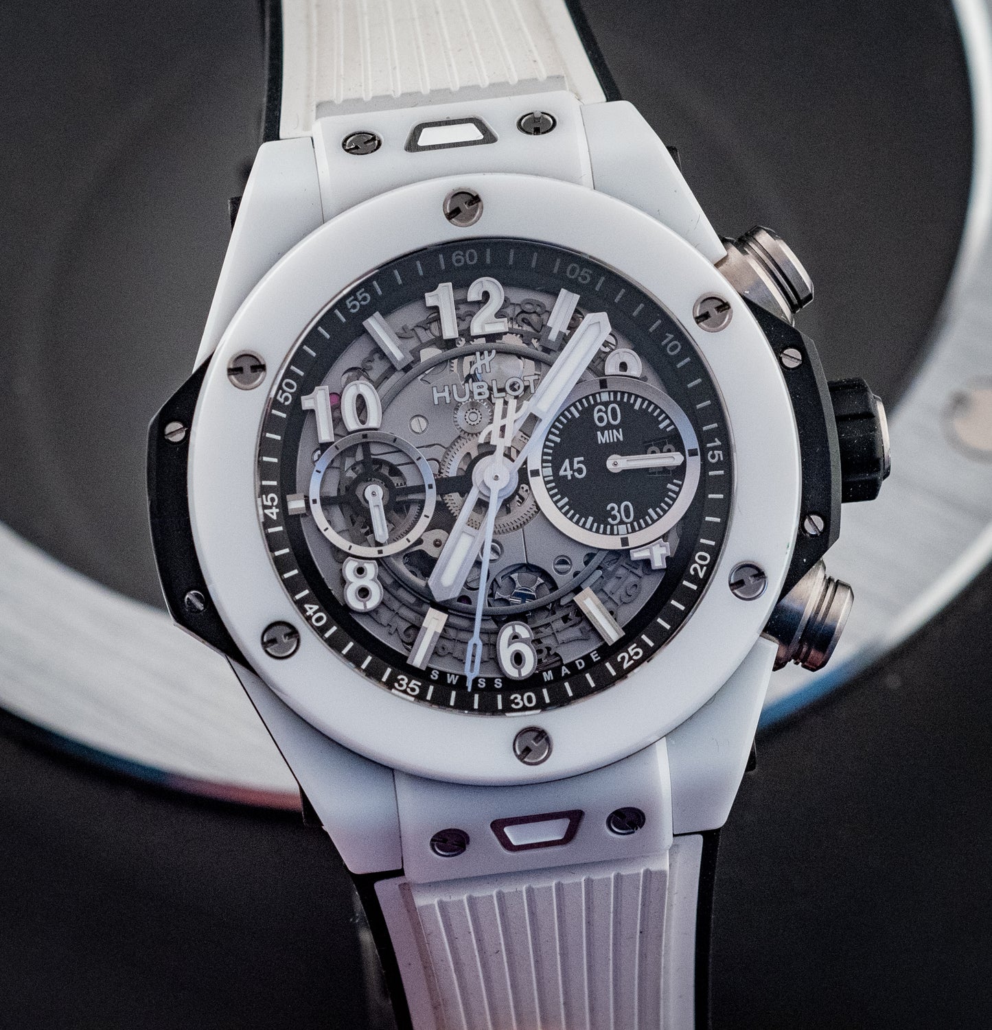 Hublot Big Bang Unico 2022 Ceramic 44MM Box And Papers Ref 421.HX.1170.RX