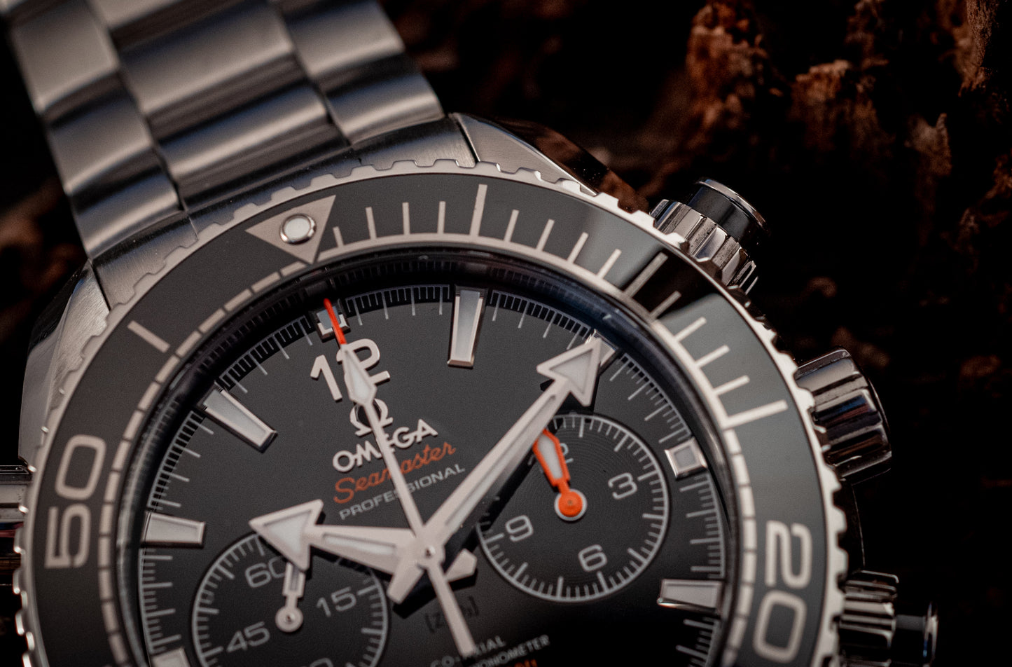 Omega Seamaster Planet Ocean Chronograph Ref 215.30.46.51.01.001 Box And Papers