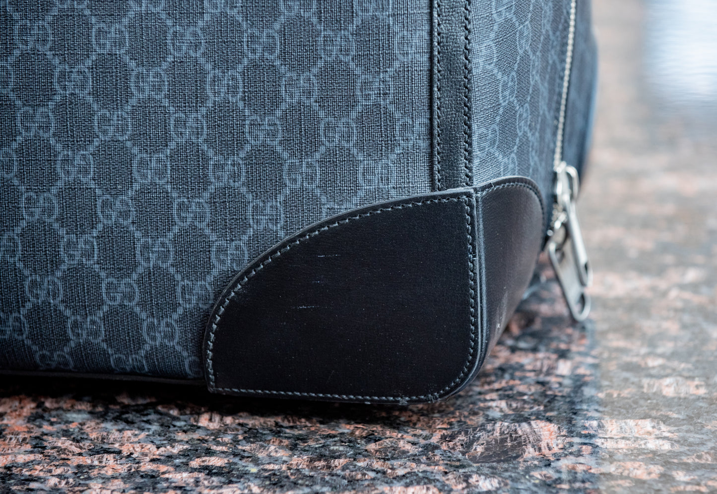 Gucci Black Medium Duffle Bag With Strap And Purchase Receipt Current MSRP Over $2500!