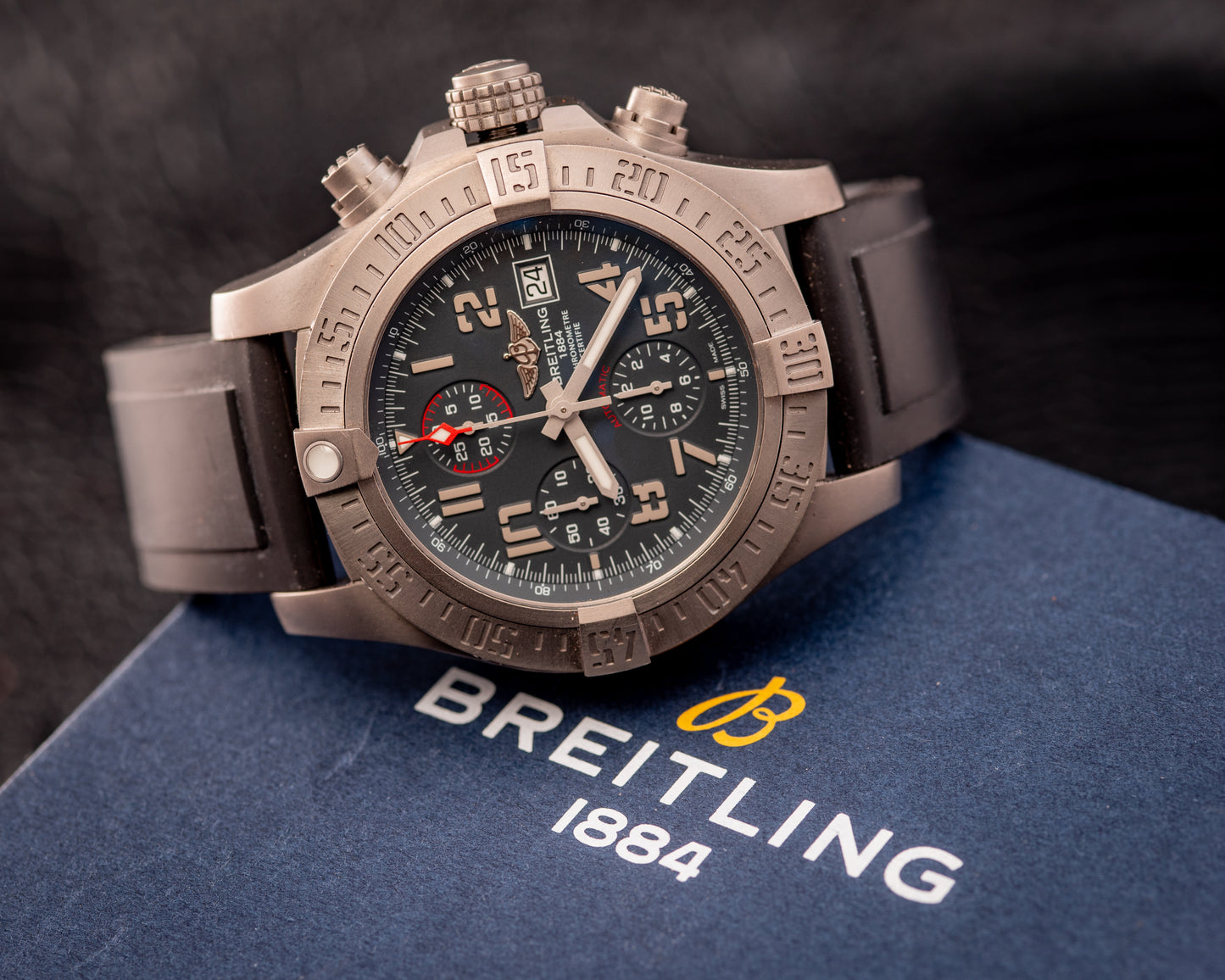 Breitling Avenger Bandit Titanium Ref Number E1338310/M534 Box And Papers 2 Additional Straps