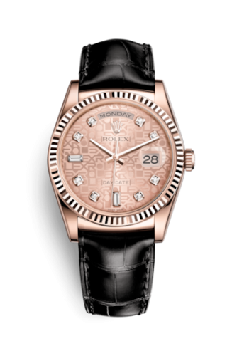 Rolex Day-Date 36 Everose / Strap / Pink Computer : Ref Number 118135-0066