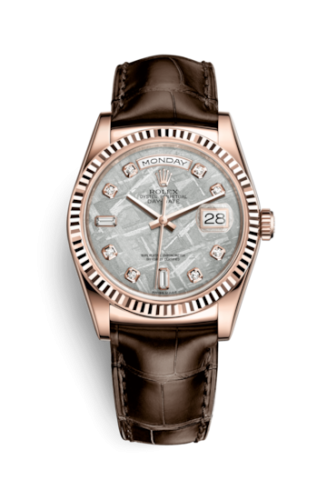 Rolex Day-Date 36 Everose / Strap / Meteorite : Ref Number 118135-0072