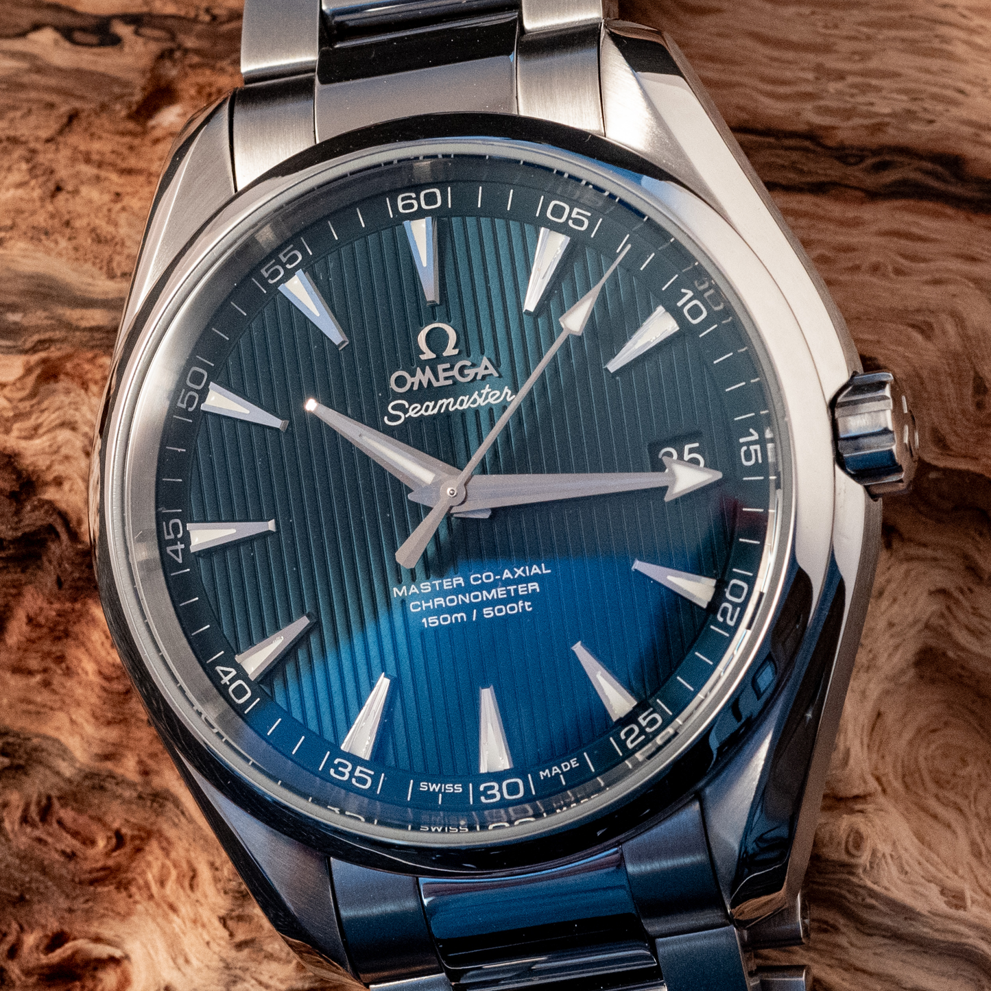 Omega Seamaster Aqua Terra 2021 Blue Dial Box And Papers Ref 231.10.42.21.03.003