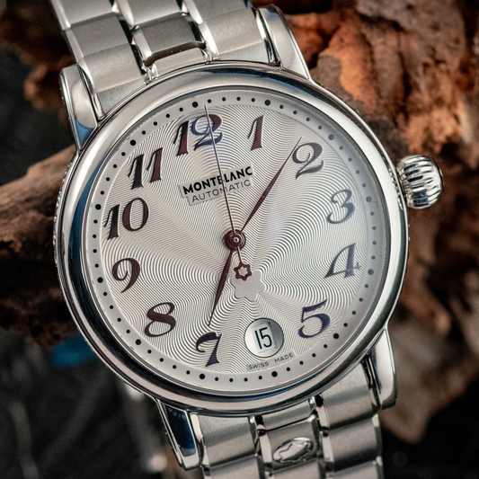 Montblanc Meisterstuck Star Automatic 36MM Stainless Steel Band Ref 7042
