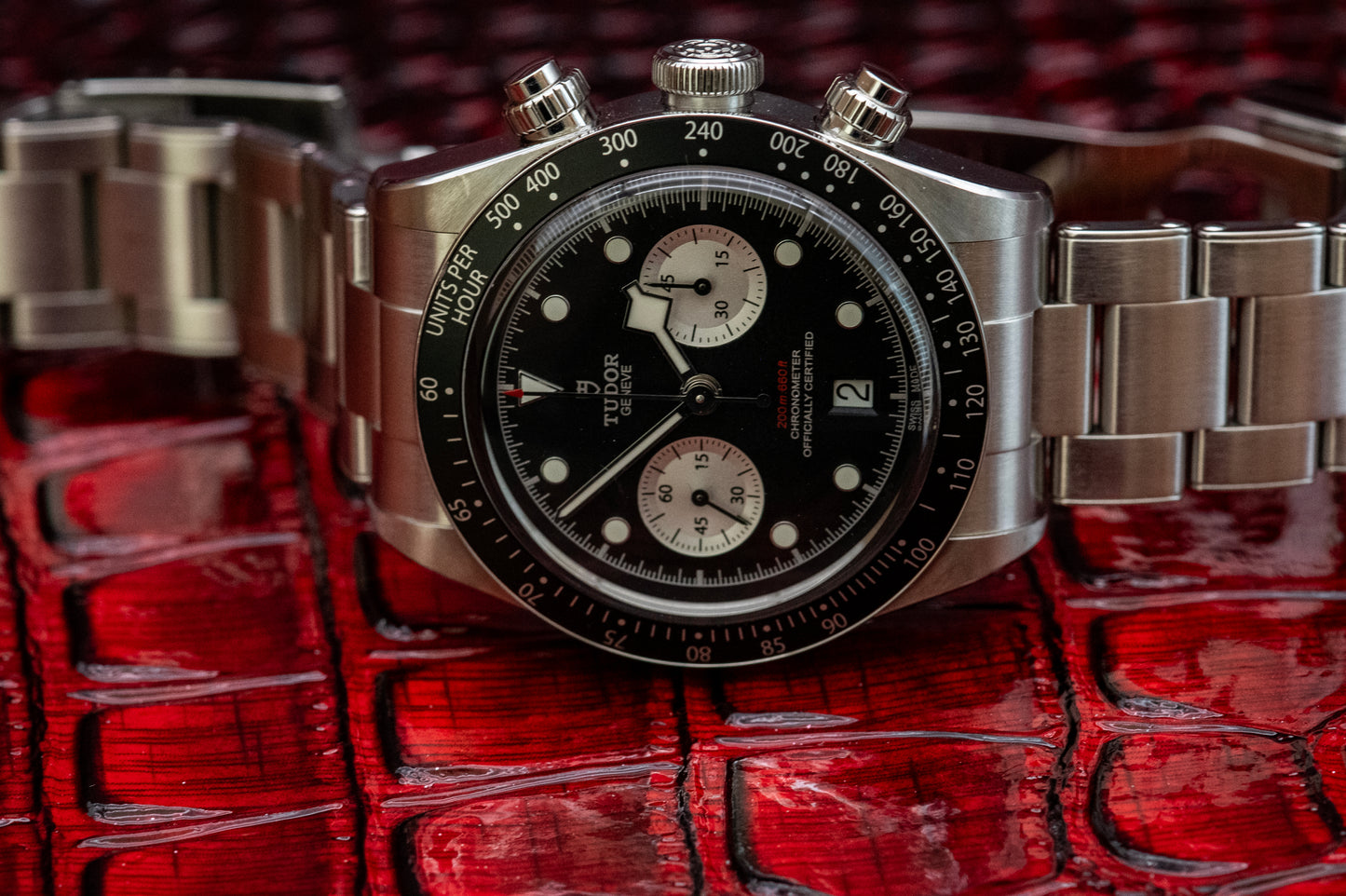 Tudor Black Bay Chrono Black 79360B Full Set Box And Papers