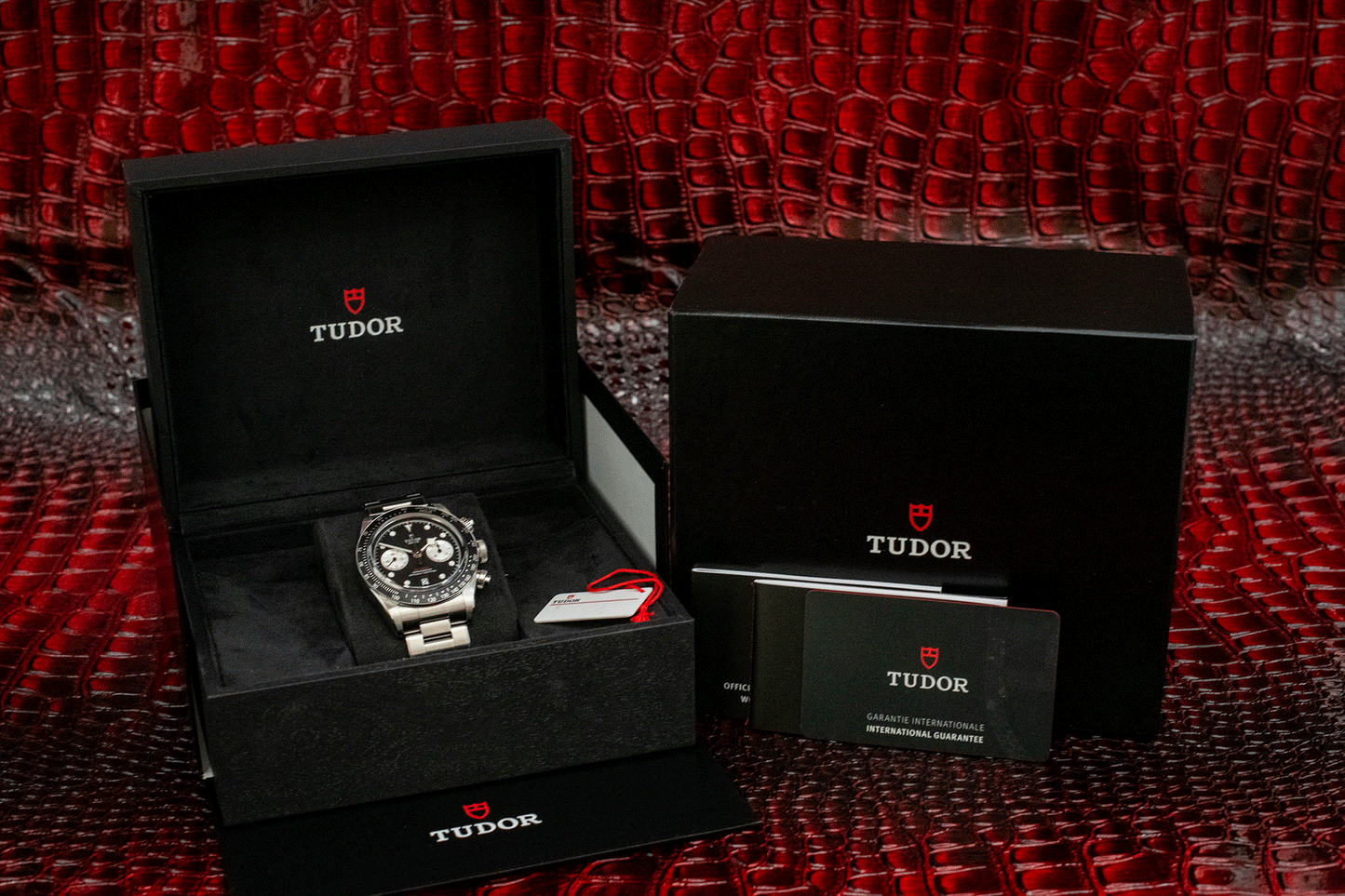 Tudor Black Bay Chrono Black 79360B Full Set Box And Papers