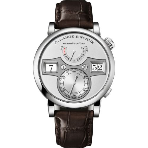 A. Lange & Sšhne Zeitwerk Platinum / Silver : Ref Number 142.025