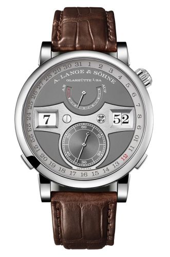 A. Lange & Sšhne Zeitwerk Date White Gold / Grey : Ref Number 148.038