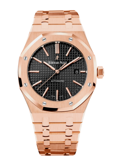 Audemars Piguet Royal Oak 15400 Pink Gold / Black : Ref Number 15400OR.OO.1220OR.01
