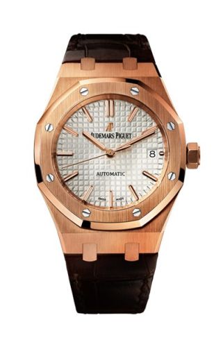 Royal Oak 15450 Selfwinding Pink Gold / Silver / Strap
