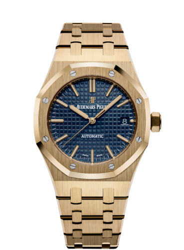 Royal Oak 15450 Selfwinding Yellow Gold / Blue