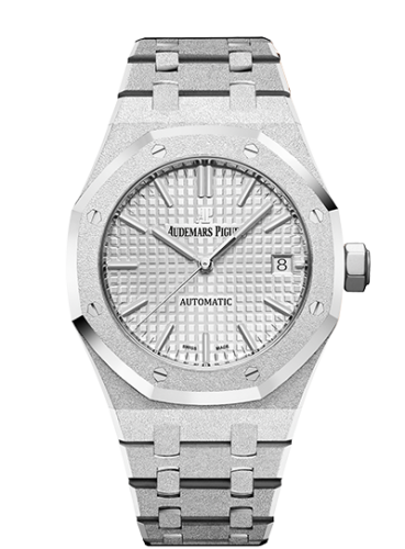 Audemars Piguet Royal Oak 15454 Selfwinding Frosted White Gold / Silver : Ref Number 15454BC.GG.1259BC.01