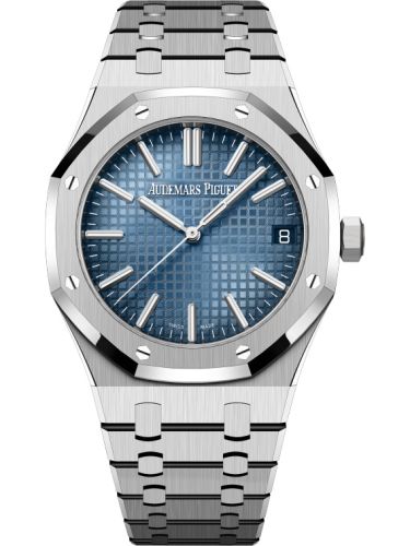 Royal Oak Selfwinding 41 White Gold / Smoked Blue