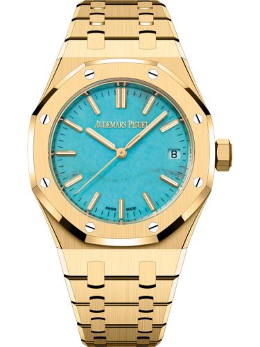 Audemars Piguet Royal Oak Selfwinding 37 Pink Gold / Turquoise : Ref Number 15550BA.00.1356BA.01