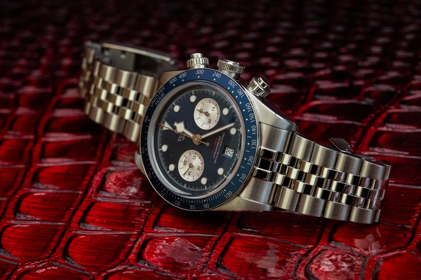 Tudor Black Bay Chrono Blue 79360B Full Set Box And Papers