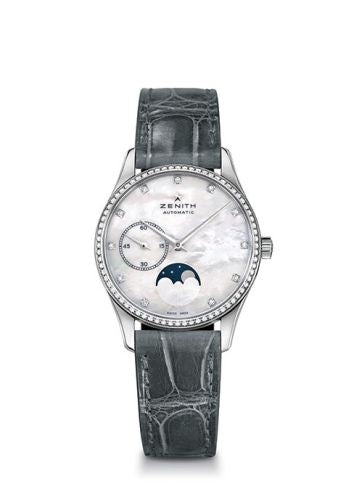 Zenith Elite Ultra Thin Lady Moonphase MOP / Diamond : Ref Number 16.2310.692/81.C706