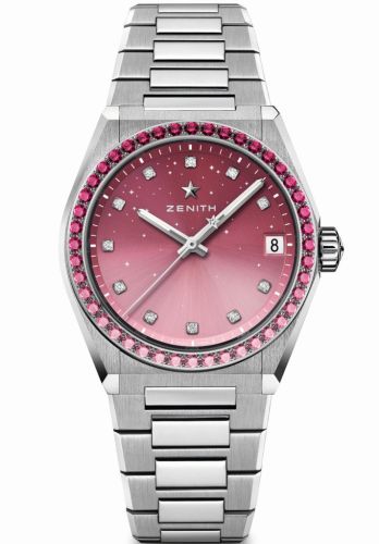 Zenith Defy Midnight Stainless Steel / Pink Ribbon : Ref Number 16.9201.670/10.MI001
