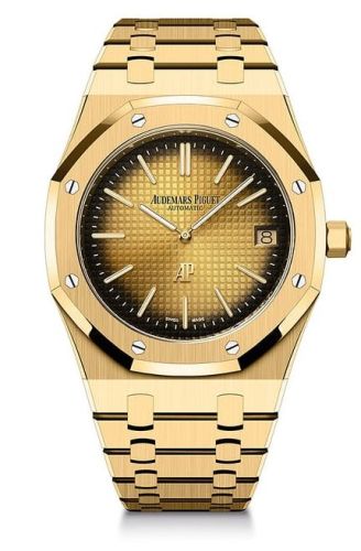 Audemars Piguet Royal Oak Extra-Thin Yellow Gold / Champagne / 50th Anniversary : Ref Number 16202BA.OO.1240BA.01