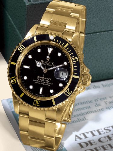 Rolex Submariner 16618 Black Tritium : Ref Number 16618 Tritium