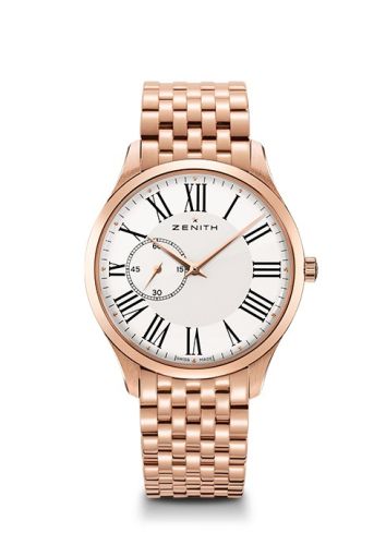 Zenith Elite Ultra Thin Rose Gold Roman Bracelet : Ref Number 18.2010.681/11.M2010