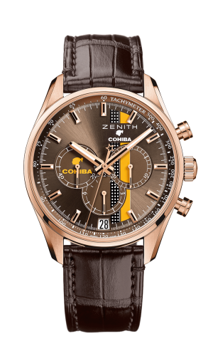 Zenith El Primero Chronomaster Range Rover 42 Rose Gold / Brown / Alligator : Ref Number 18.2041.400/76.C795