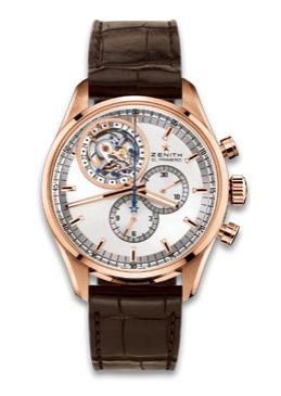 Zenith El Primero Tourbillon Rose Gold / Silver : Ref Number 18.2050.4035/01.C631