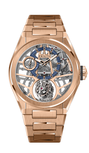 Zenith Defy Zero G Rose Gold / Skeleton / Bracelet : Ref Number 18.9000.8812/79.M9000