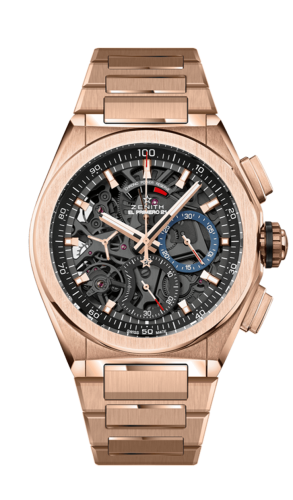 Zenith Defy El Primero 21 Rose Gold / Skeleton / Bracelet : Ref Number 18.9000.9004/71.M9000