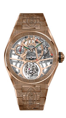 Zenith Defy Zero G Rose Gold / Virgen de Guadelupe Edition : Ref Number 18.9002.8812/76.M9002
