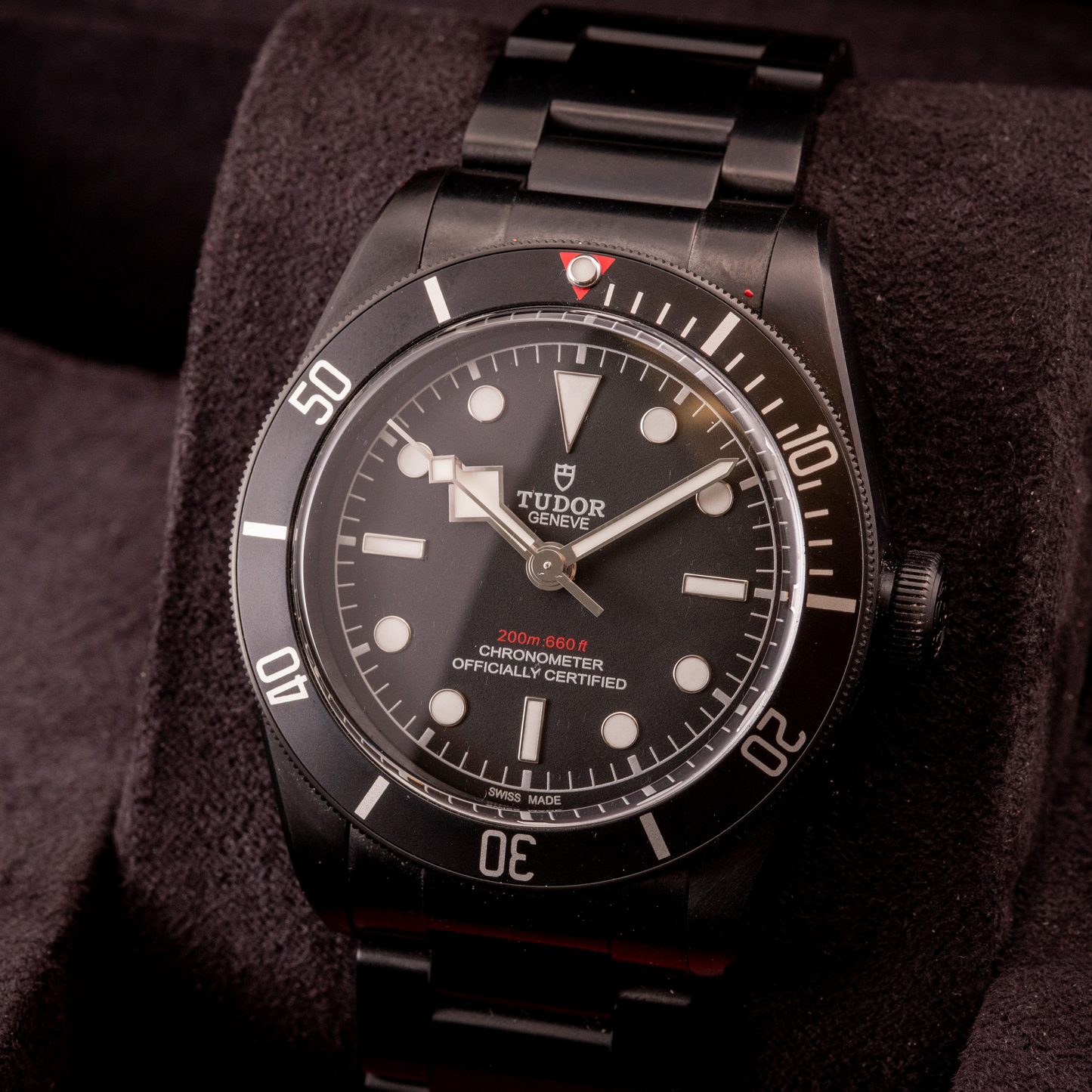 Tudor Tudor Black Bay 41 PVD Black Dial Auto 41mm Ref M79230DK Box And Papers