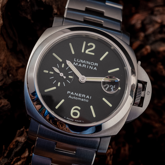 Panerai Luminor Marina On Bracelet Box And Papers Ref PAM00299