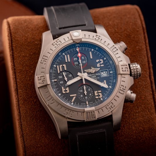 Breitling Avenger Bandit Titanium Ref Number E1338310/M534 Box And Papers 2 Additional Straps