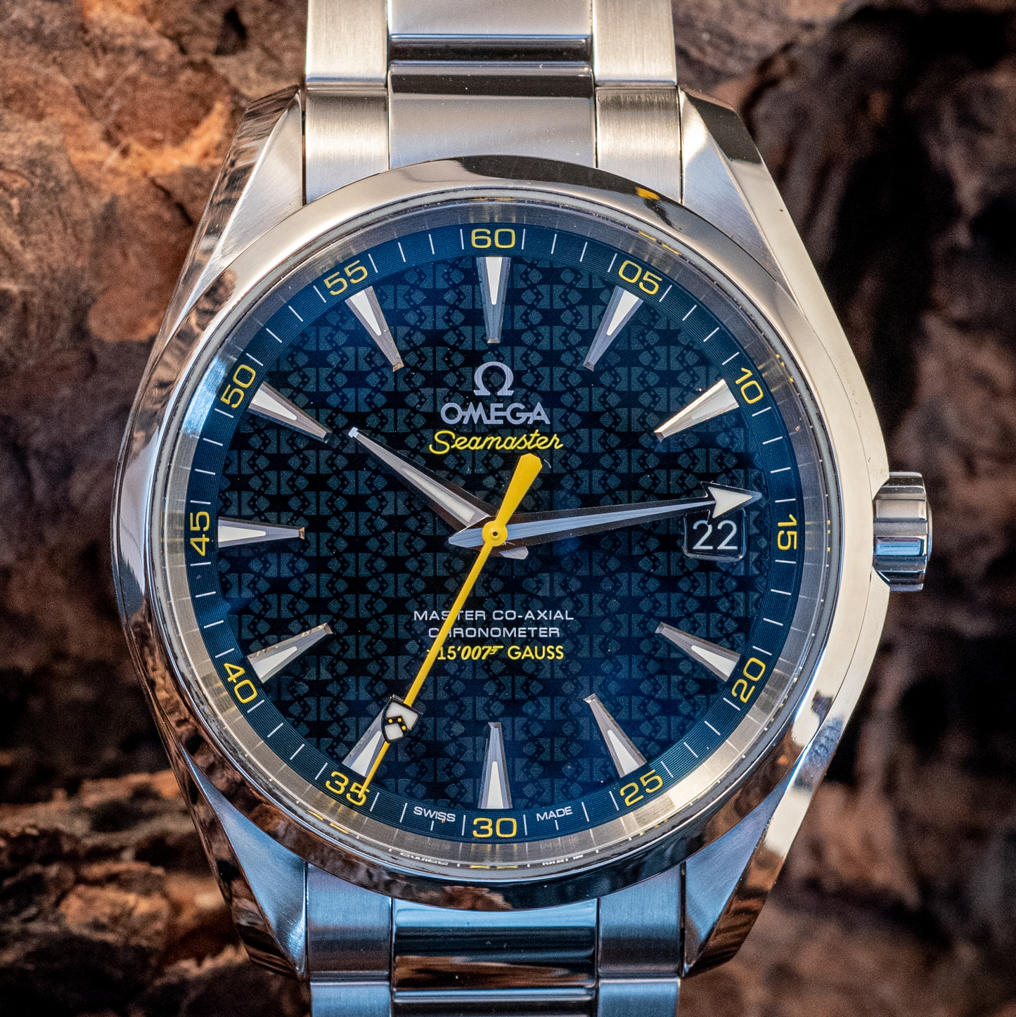 Omega Seamaster Aqua Terra Spectre James Bond 007 Ref 231.10.42.21.03.004