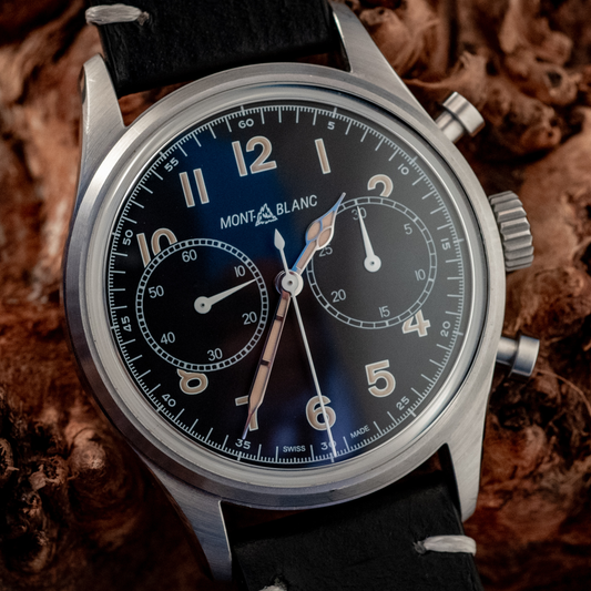 Montblanc 1858 AUTOMATIC CHRONOGRAPH 2023 Box And Papers Extra Strap Ref MB117835