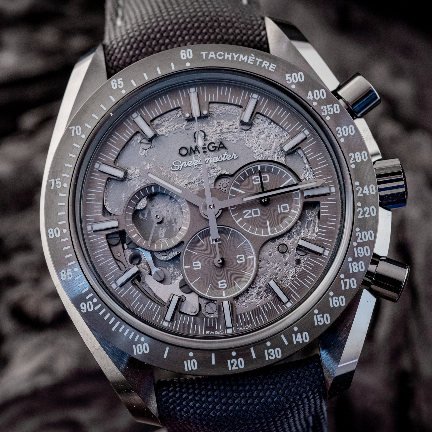 Omega NEW 2026 Dark Side Of The Moon Grey Ceramic 44.25MM Box And Papers Purchase Receipt Ref 310.92.44.50.06.001