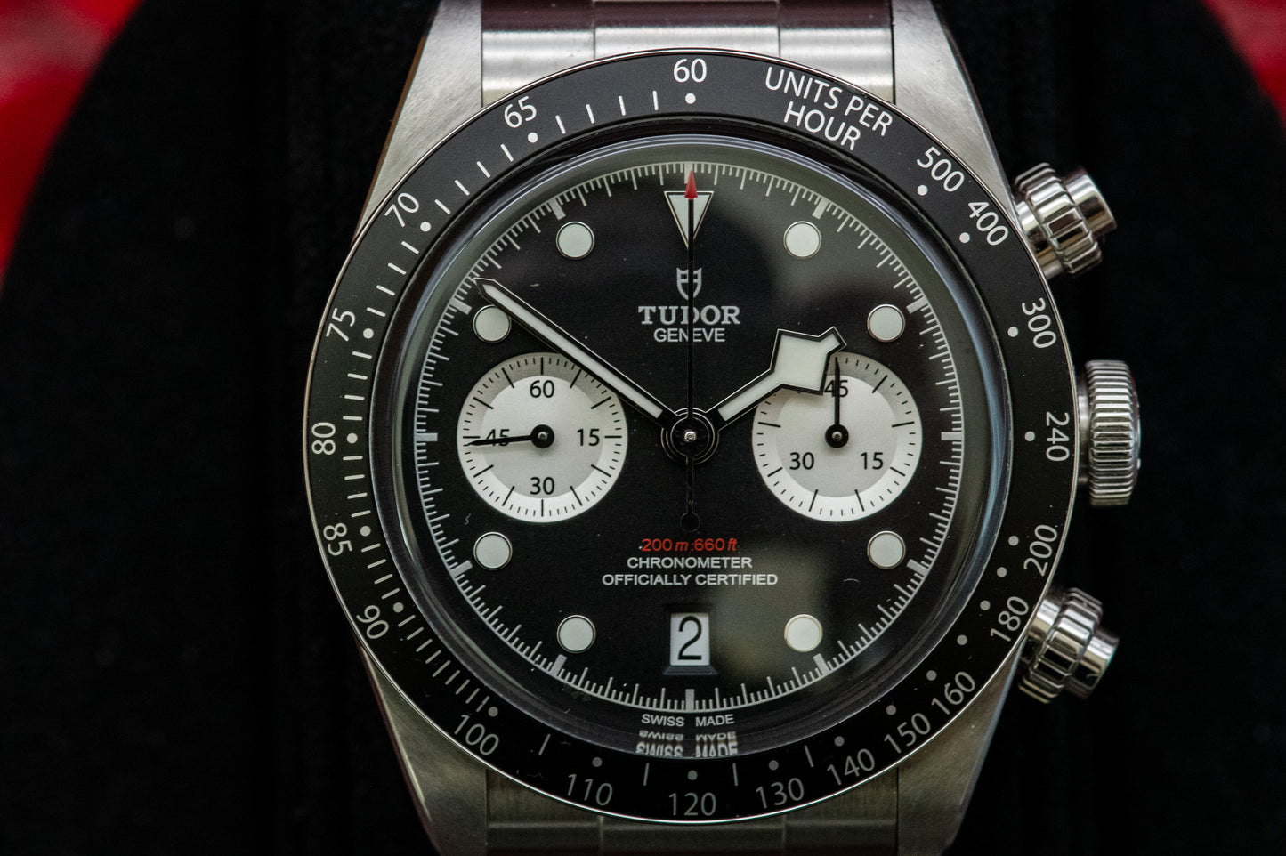 Tudor Black Bay Chrono Black 79360B Full Set Box And Papers