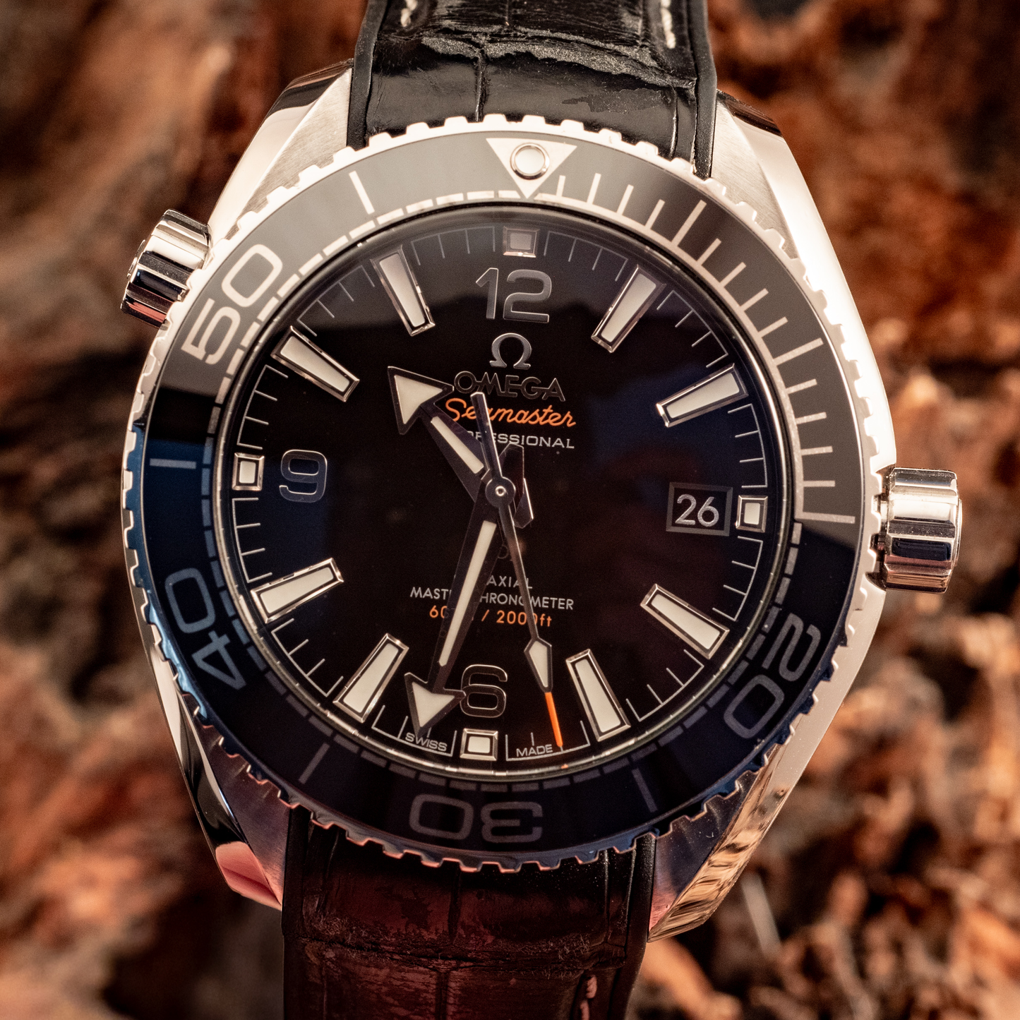 Omega Seamaster Planet Ocean Ref 215.33.40.20.01.001 Box And Papers
