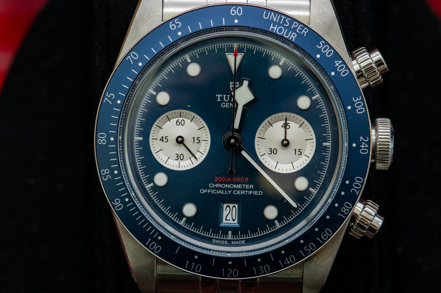 Tudor Black Bay Chrono Blue 79360B Full Set Box And Papers