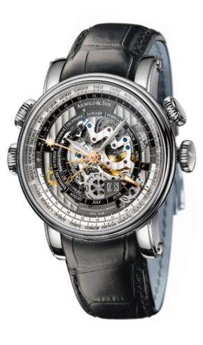 Arnold & Son Hornet World Timer Skeleton : Ref Number 1H6AS.O01A.C79F