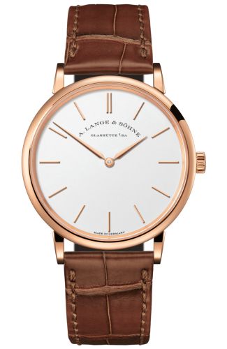 A. Lange & Sšhne Saxonia Thin Pink Gold / Silver : Ref Number 201.033