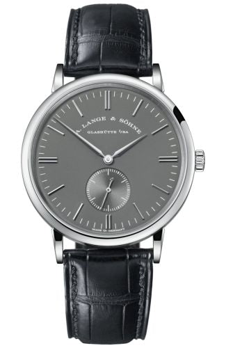A. Lange & Sšhne Saxonia White Gold / Grey / Boutique Edition : Ref Number 216.027