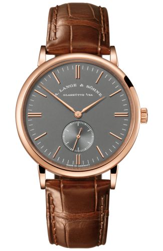 A. Lange & Sšhne Saxonia Pink Gold / Grey / Boutique Edition : Ref Number 216.033