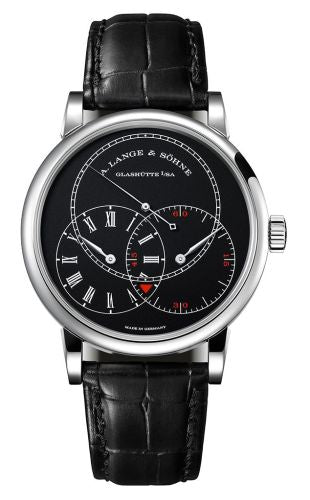A. Lange & Sšhne Richard Lange Jumping Seconds White Gold / Black : Ref Number 252.029