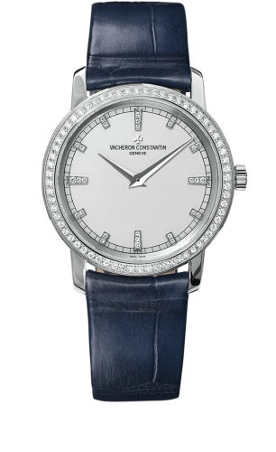 Vacheron Constantin Traditionnelle Quartz White Gold / Diamond / Silver : Ref Number 25558/000G-9405