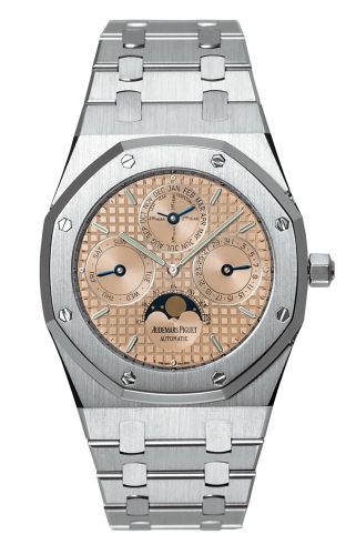 Royal Oak 25820 Perpetual Calendar Platinum / Salmon