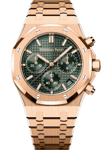 Audemars Piguet Royal Oak Chronograph 41 Pink Gold / Green : Ref Number 26240OR.OO.1320OR.08