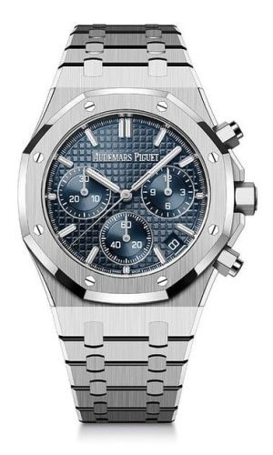 Royal Oak Chronograph 41 Stainless Steel / Blue / 50th Anniversary